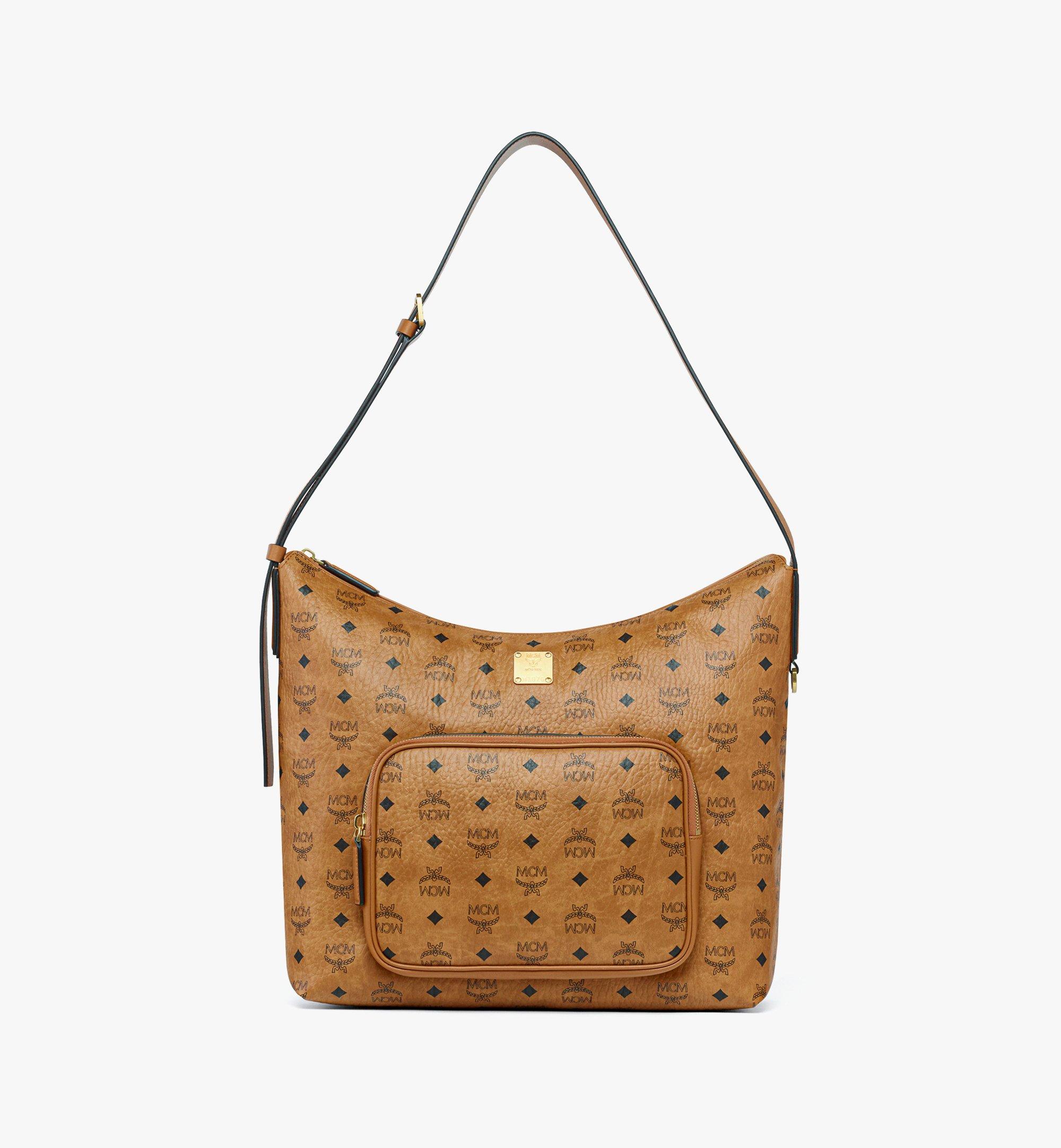 Sac hobo Aren à fermeture zippée en Visetos 1